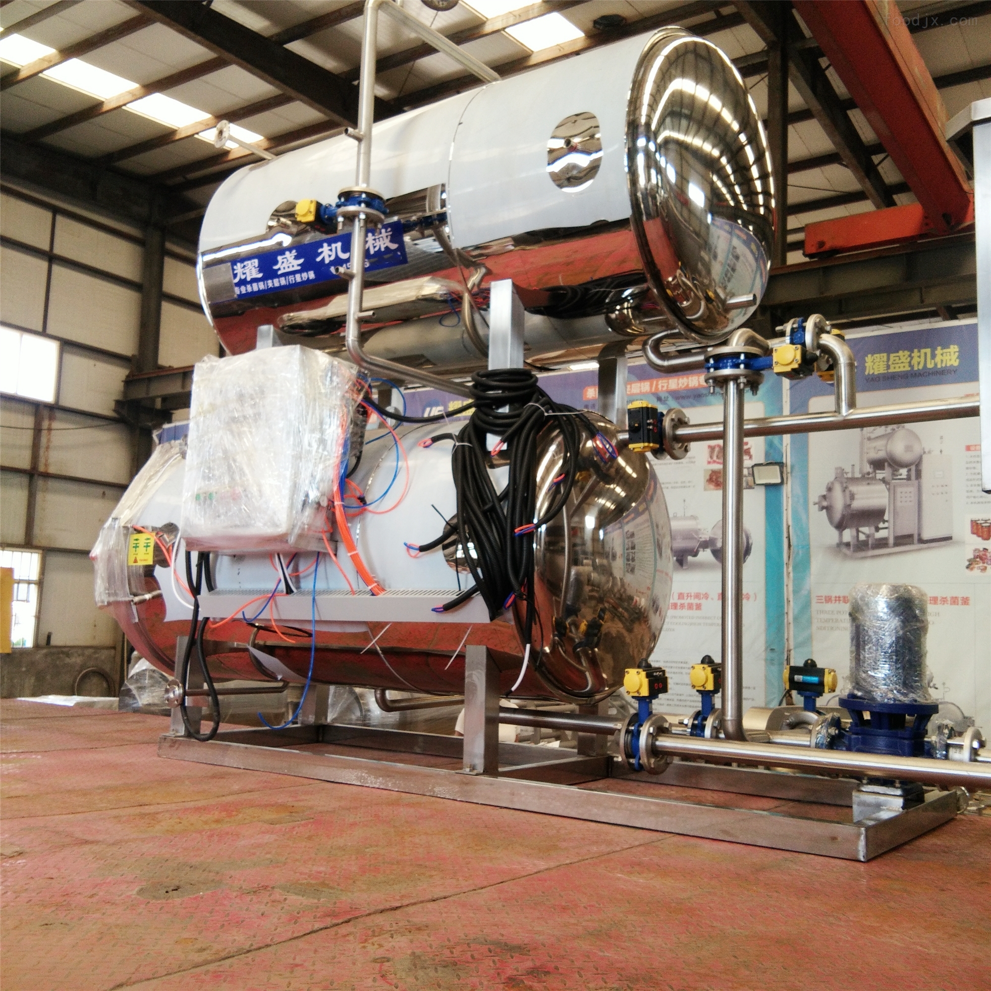 卤味熟食高温高压杀菌锅-食品机械设备网